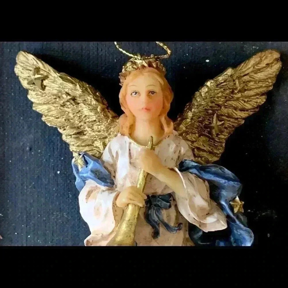 Vintage Trumpet Angel Ornament - Picture 3 of 9